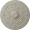 Ekena Millwork Naple Ceiling Medallion (Fits Canopies up to 3 3/8"), 37 1/2"OD x 3 3/8"P, Pot of Cream Crackle CM37NAPCC - alternate 1